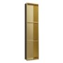 Brass Shower Niche with Shelves 305 x 1210mm