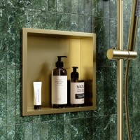 Brass Shower Niche 305 x 305mm - Arissa Brass Shower Niche 305 x 305mm - Arissa