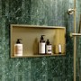 Brass Shower Niche 610 x 305mm - Arissa