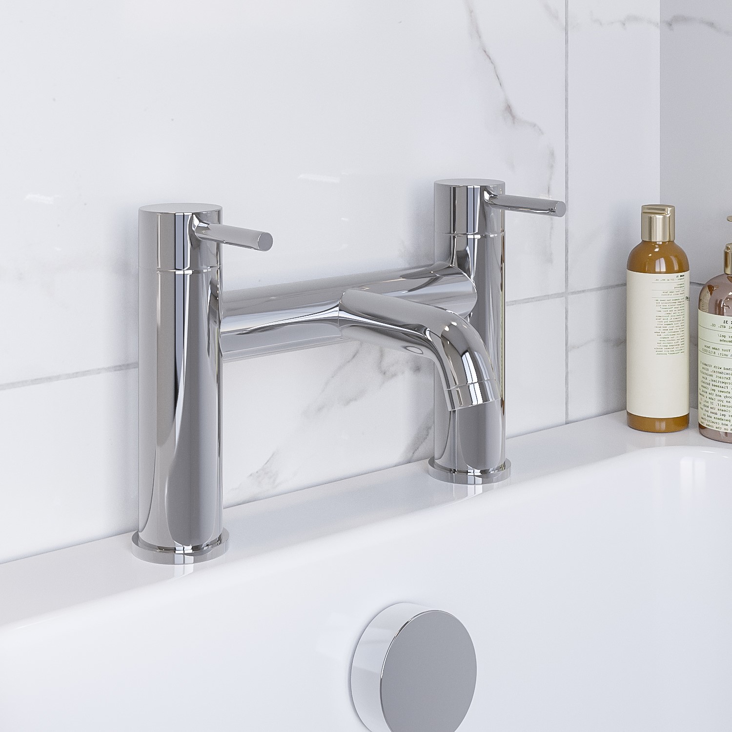 Chrome Bath Mixer Tap - Arissa - Better Bathrooms