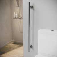 Gunmetal Grey Bathroom Grab Rail 700 x 77mm - Arissa