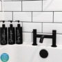 Black Bath Mixer Tap - Arissa