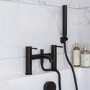 Black Bath Shower Mixer Tap - Arissa