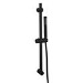 Black Round Adjustable Height Slide Rail Kit with Hand Shower - Arissa