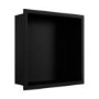 Black Shower Niche 305 x 305mm - Arissa