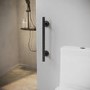 Black Bathroom Grab Rail 450 x 77mm - Arissa
