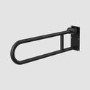 Black Folding Bathroom Grab Rail 600 x 160mm - Arissa