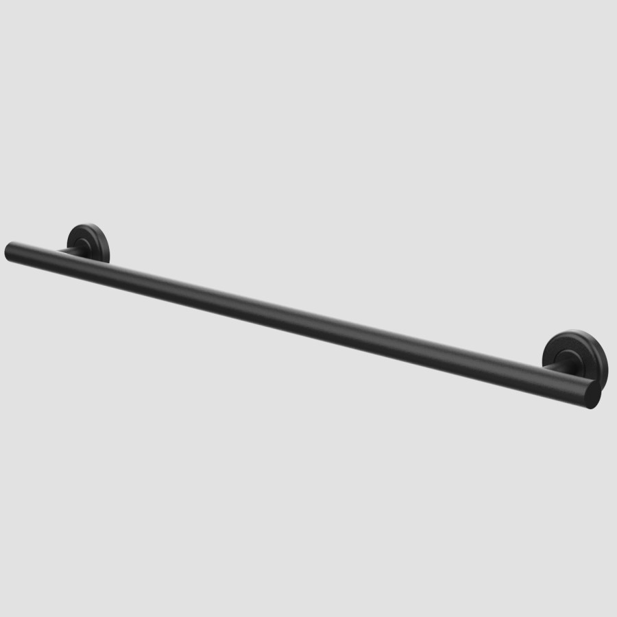 Black Bathroom Grab Rail 800 x 77mm - Arissa