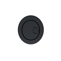 Arissa Matt Black Manual Push Button - To Use with Concealed Cistern MANCONCIS