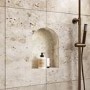 Arched Tilable Shower Niche 508 x 406mm - Arissa