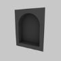 Arched Tilable Shower Niche 508 x 406mm - Arissa