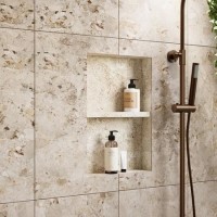Tileable Shower Niche with Shelf - 608 x 406mm - Arissa