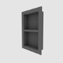 Tileable Shower Niche with Shelf - 608 x 406mm - Arissa