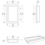 Tileable Shower Niche 608 x 406mm - Arissa