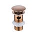 Brushed Bronze Click Clack Slotted Basin Waste - Arissa