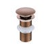 Brushed Bronze Click Clack Unslotted Basin Waste - Arissa