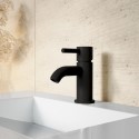 ARMBCMBMT Black Cloakroom Mono Basin Mixer Tap - Arissa