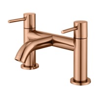 Brushed Bronze Bath Mixer Tap - Arissa Brushed Bronze Bath Mixer Tap - Arissa