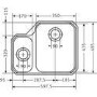 1.5 Bowl Undermount Chrome Stainless Steel Kitchen Sink with Right Hand Drainer - Franke Ariane