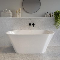 Freestanding Double Ended Bath 1500 x 730mm - Arya Freestanding Double Ended Bath 1500 x 730mm - Arya