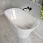 GRADE A1 - Freestanding Double Ended Bath 1500 x 730mm - Arya