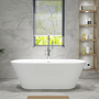 GRADE A1 - Freestanding Double Ended Bath 1650 x 740mm - Arya