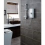 Triton Aspirante 9.5kW Brushed Steel Electric Shower