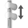 GRADE A2 - Triton Aspirante 9.5kw Electric Shower - Brushed Steel