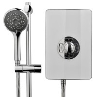 Triton Aspirante 8.5kw Gloss White Electric Shower