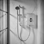 Triton Aspirante 9.5kW Brushed Steel Electric Shower