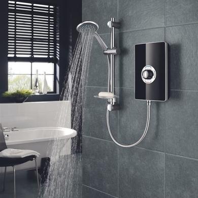 Triton Aspirante 9.5kW Gloss Black Electric Shower