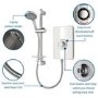 GRADE A1 - Triton Aspirante 9.5kw Electric Shower - Gloss White