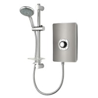 GRADE A1 - Triton Aspirante 9.5kw Electric Shower - Gun Metal