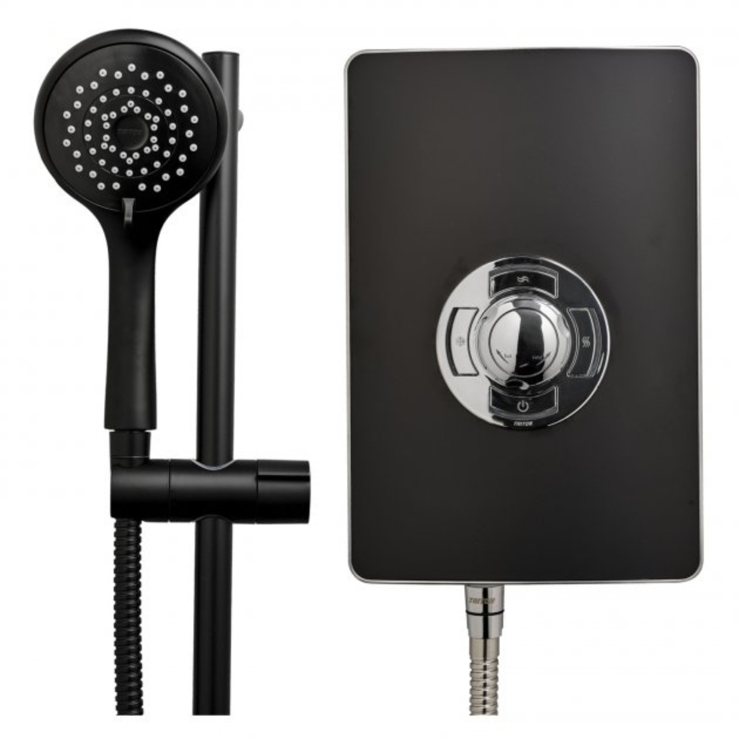 Triton Aspirante 9.5kw Matte Black Electric Shower - Better Bathrooms