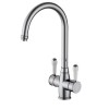 Chrome 3 in 1 Traditional Boiling Water Kitchen Mixer Tap - Pronto Astrid
