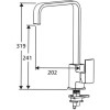 Double Bowl White Granite Inset Kitchen Sink &amp; Chrome Mixer Tap - Reginox