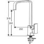 Double Bowl White Granite Inset Kitchen Sink & Chrome Mixer Tap - Reginox