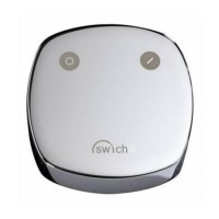Abode AT2056 Swich Water Filter Diverter Square Handle with Hard Water Filter - Chrome