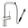ONLY OPENED - Abode Fraction Pull Out Kitchen Mixer Tap - Brushed Nickel