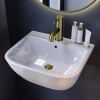 Cloakroom Wall Hung Basin 450mm - Atlanta