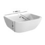 Cloakroom Wall Hung Basin 450mm - Atlanta