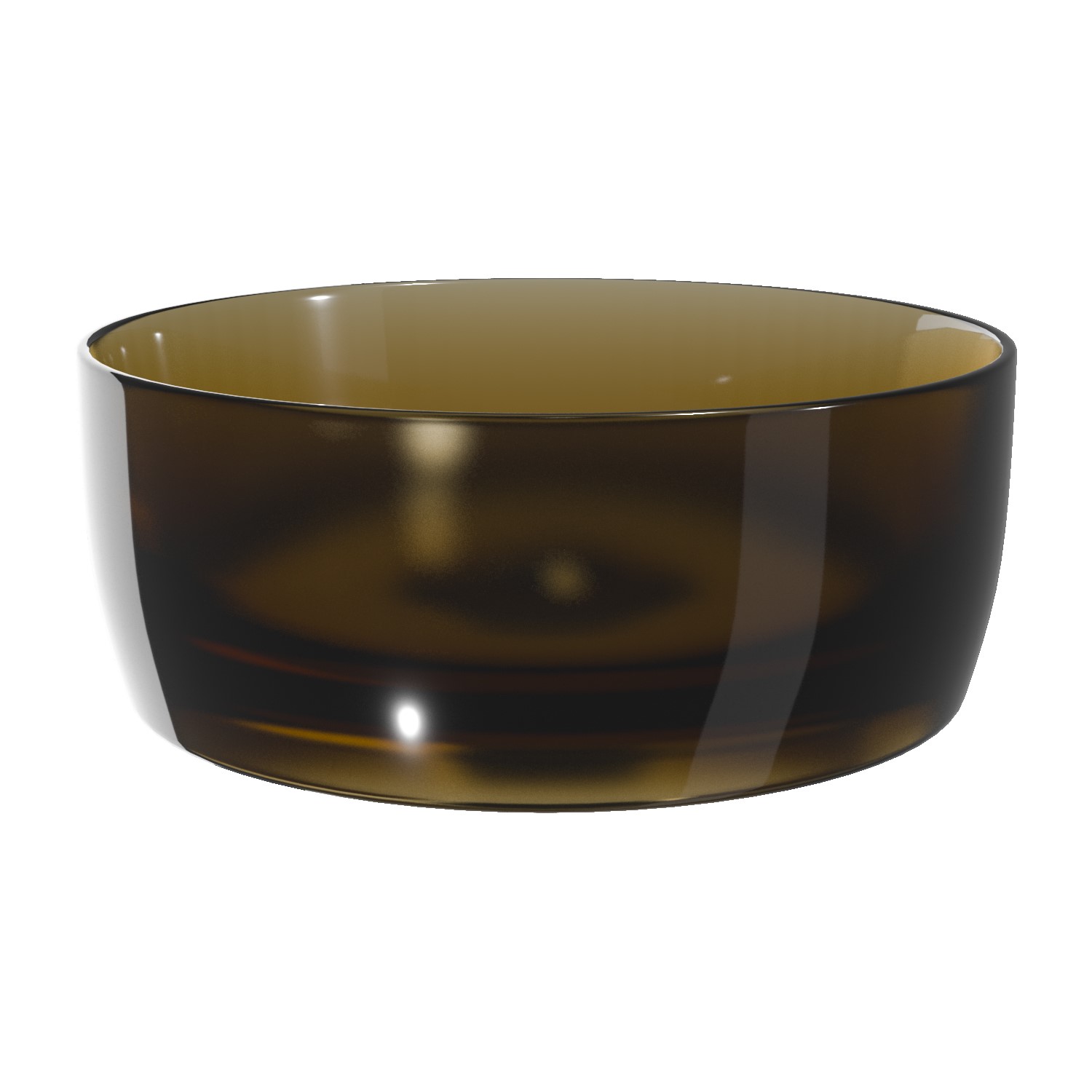 Transparent Color Basin Amber Round Transparent Resin Countertop Basin 400mm - Aurea - Better ...
