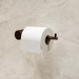 Bronze Knurled Toilet Roll Holder - Arissa