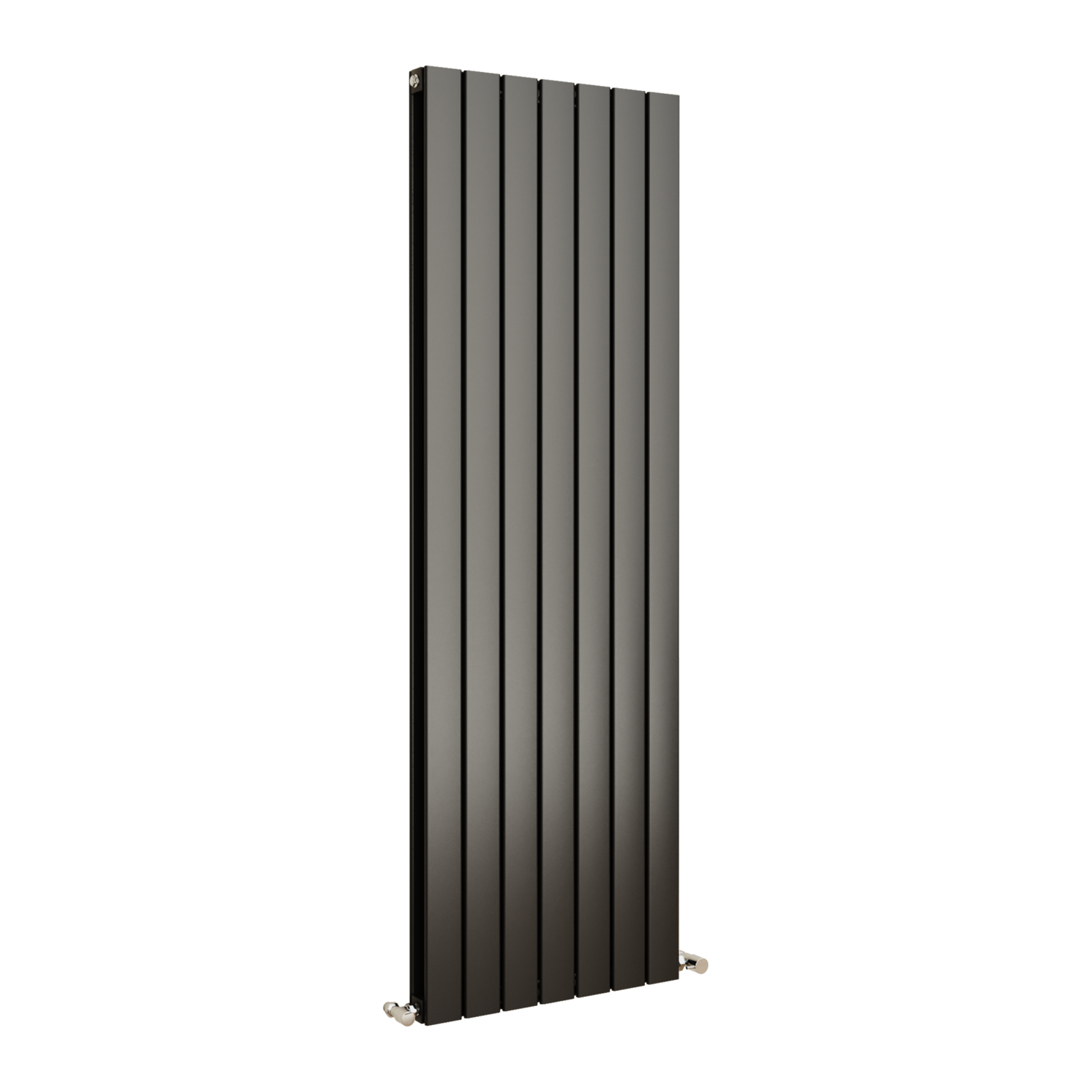 Eco Style Radiator Eco Eleganza Midnight Black Vertical Flat Designer Aluminium Radiator ...