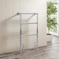 Traditional Chrome Bathroom Towel Radiator - 914 x 535mm Traditional Chrome Bathroom Towel Radiator - 914 x 535mm