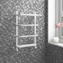 Taylor & Moore White Heated Towel Rail - 600 x 400mm