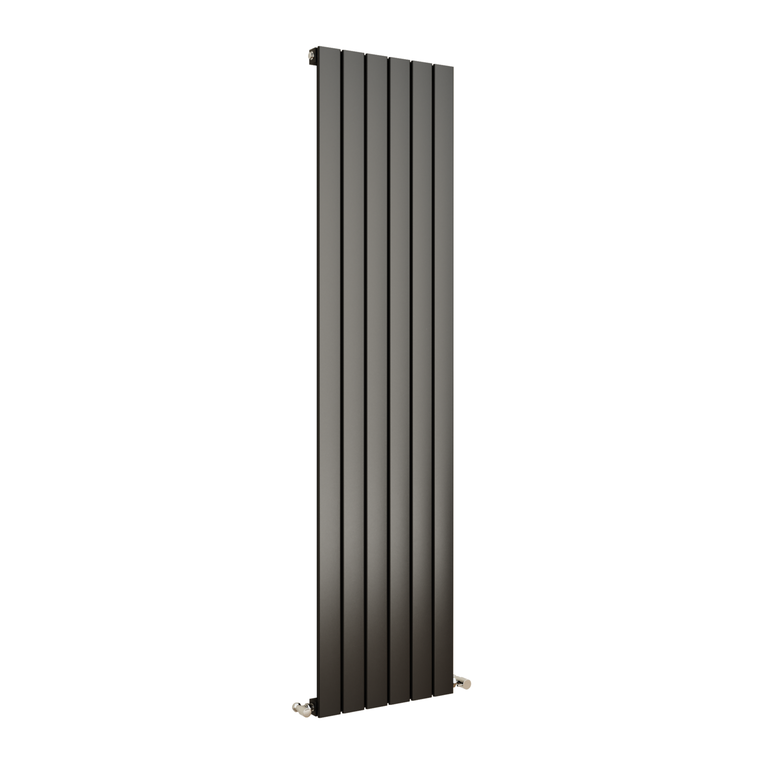 Eco Style Radiator Eco Eleganza Midnight Black Vertical Flat Designer Aluminium Radiator ...