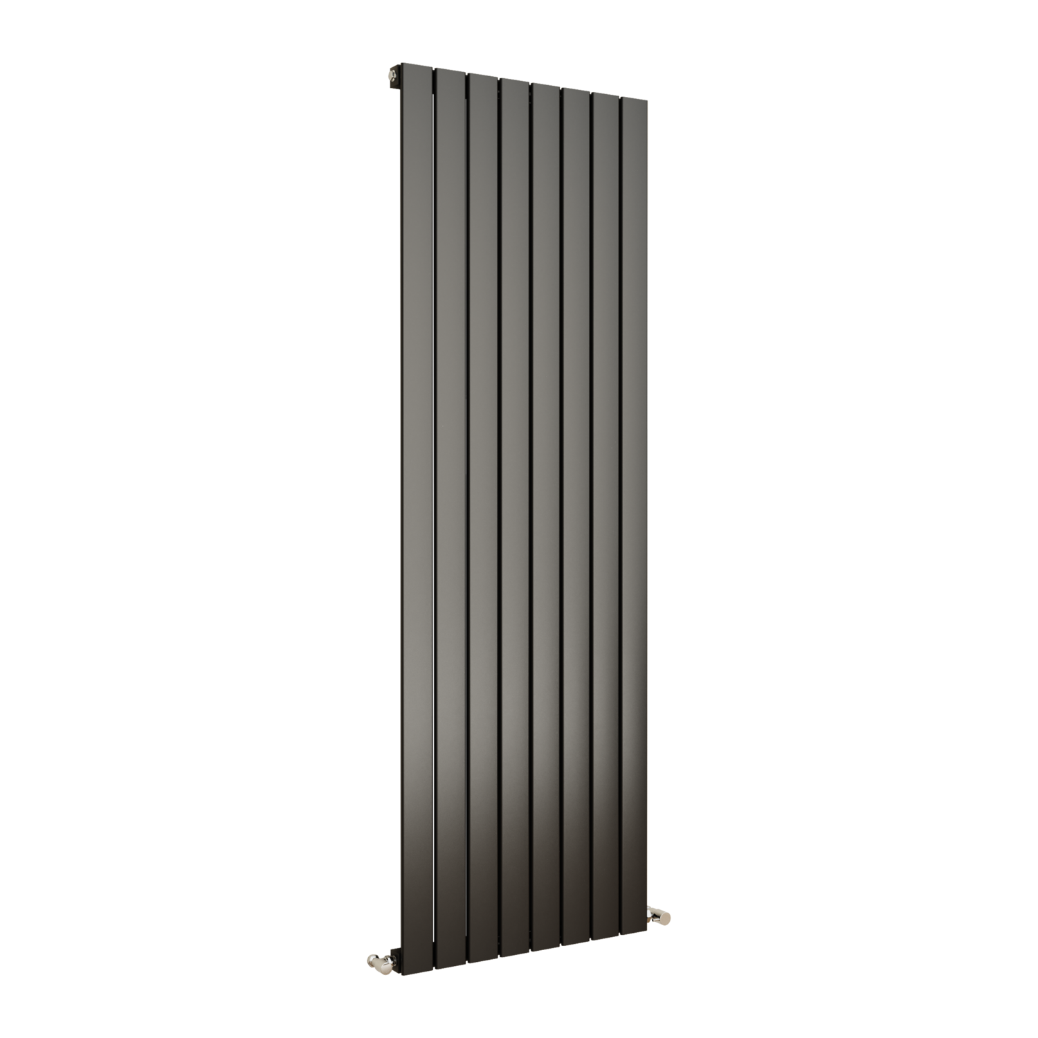 Eco Style Radiator Eco Eleganza Midnight Black Vertical Flat Designer Aluminium Radiator ...
