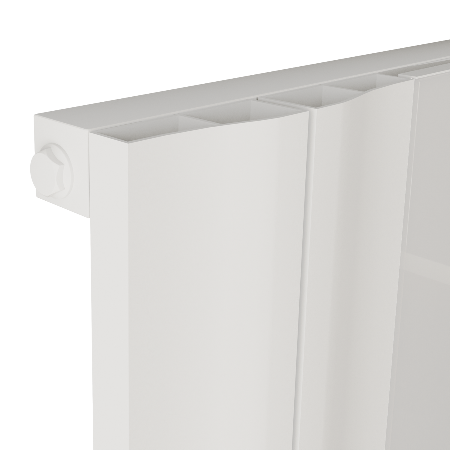 Vertical Wave Radiator Eco Specchio White Vertical Wave Mirror Designer Aluminium Radiator ...