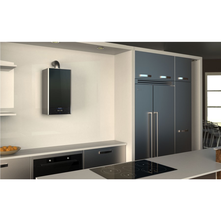 Ariston Alteas One Net 35 Kw Black A+ Combi Boiler with Alexa WiFi with Free Cube R Net and Horizontal Flue Kit  - 12 Year warranty